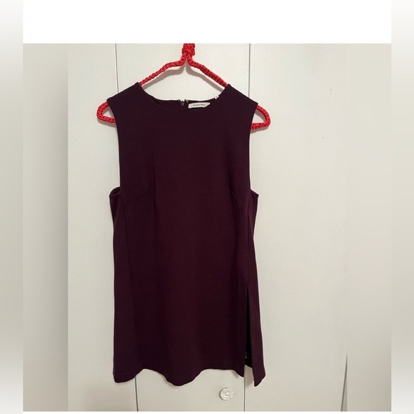 Babaton Aritzia Merlot purple Wade tunic sleeveless tunic - XS Nwot - Picture 5 of 9